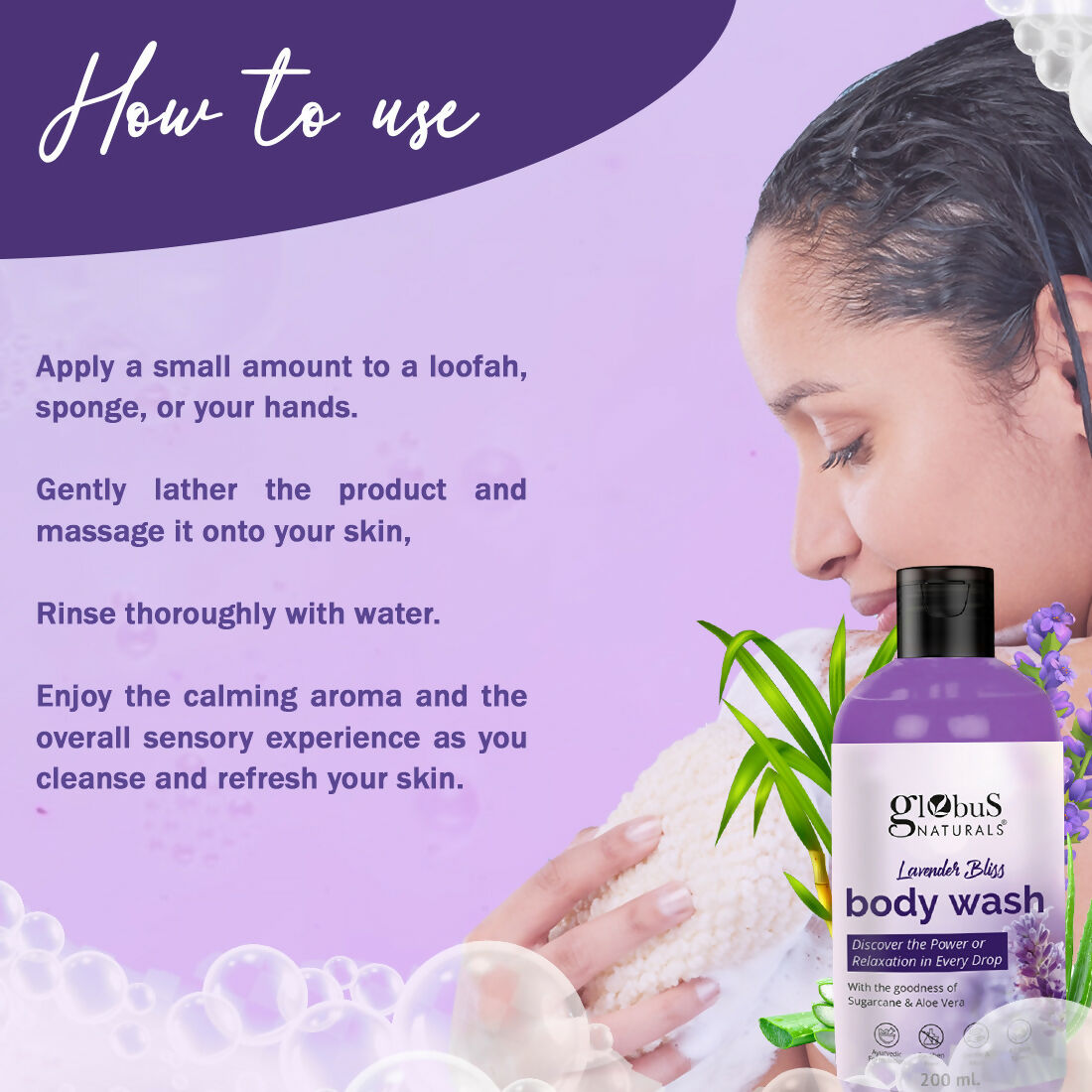 Globus Naturals Lavender Body Wash | Grocsy