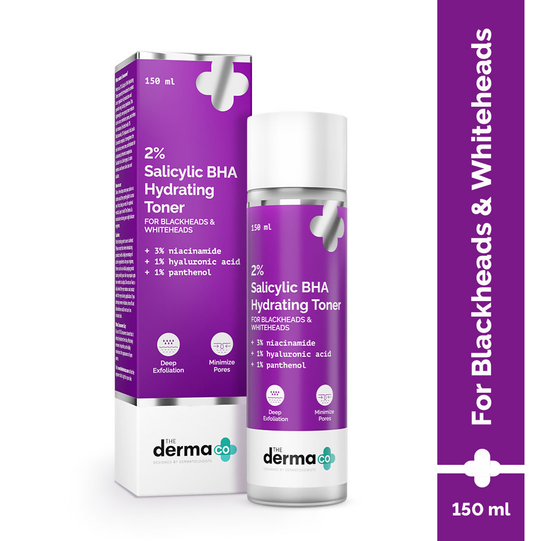 The Derma Co 2% Salicylic BHA Hydrating Toner | Grocsy