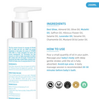 The Eco Mama Baby Massage Oil Infused With Desi Ghee, Mulethi Oil & Chamomile | Grocsy
