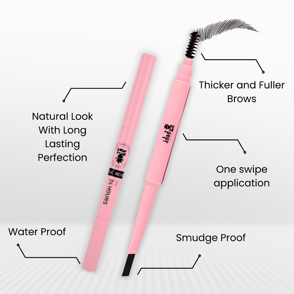 BOBI Eyebrow Pencil Grey Waterproof Smudgeproof Finish | Grocsy
