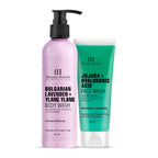Botanic Hearth Hyaluronic Face Wash with Lavender Body Wash | Grocsy