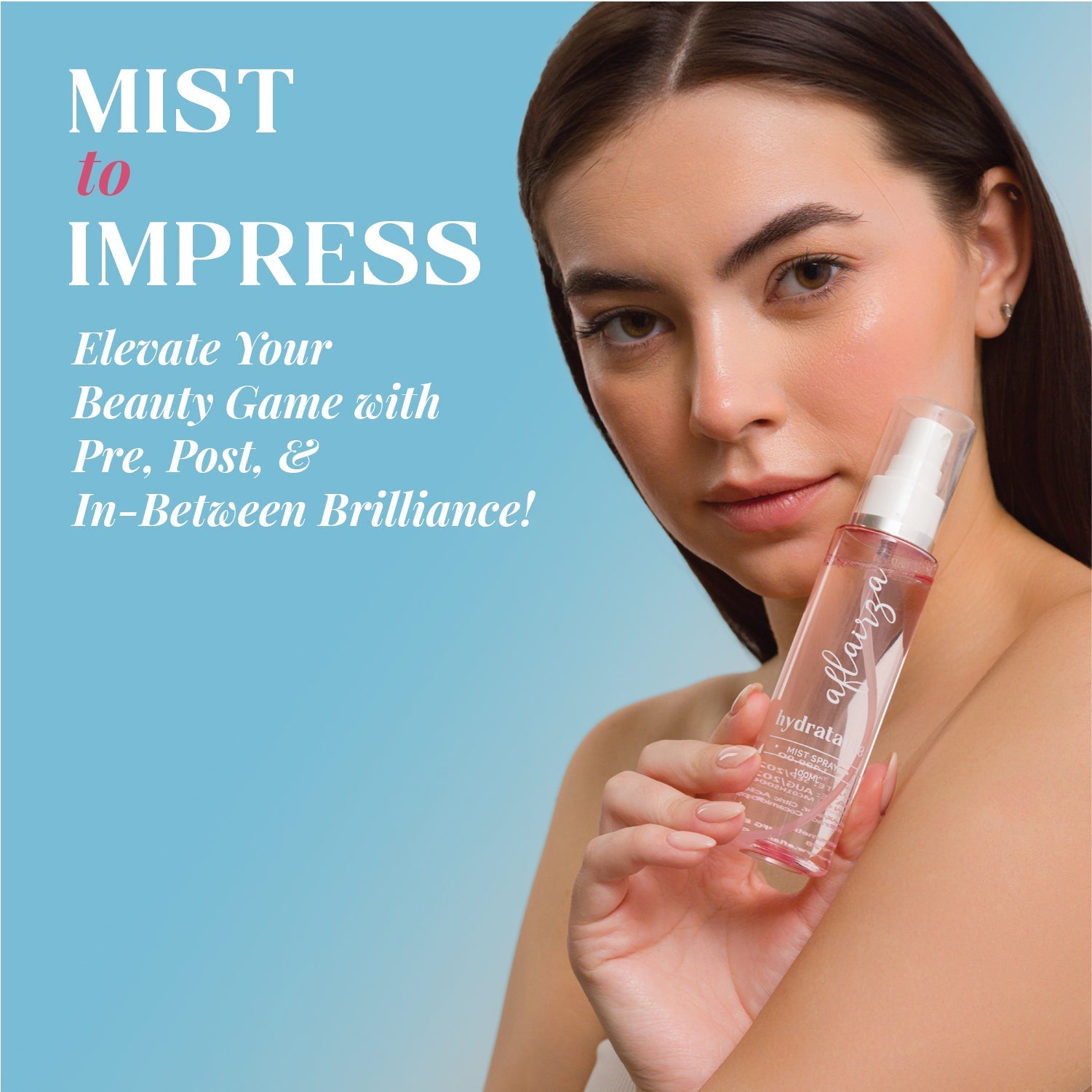 Aflairza Hydratante Hydrating Mist Spray for Instant Skin Hydration & Refreshment For All Skin Types | Grocsy