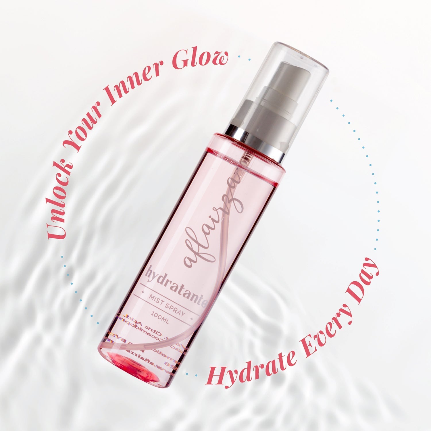 Aflairza Hydratante Hydrating Mist Spray for Instant Skin Hydration & Refreshment For All Skin Types | Grocsy