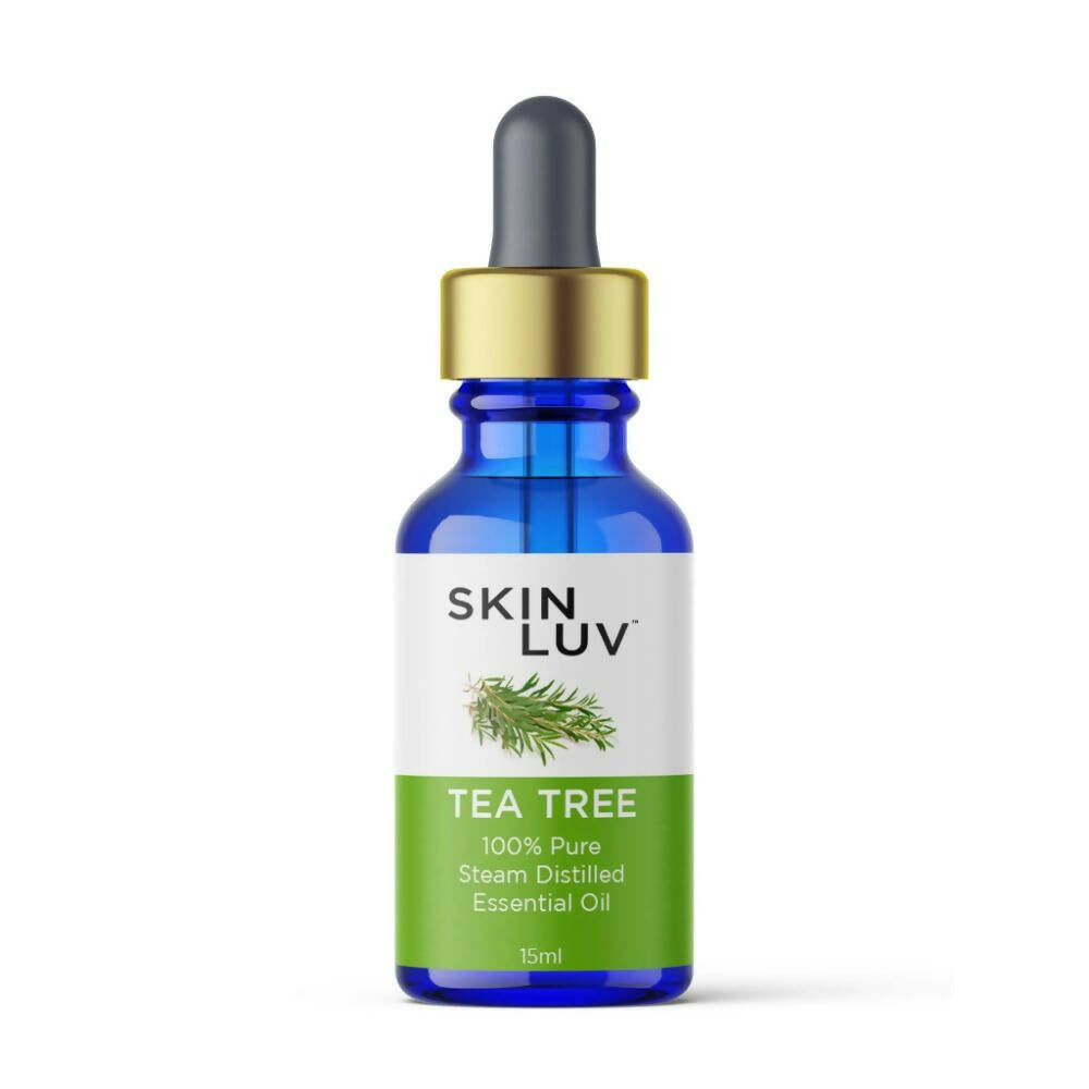 SkinLuv Tea Tree Pure & Organic Steam Distilled Essential Oil | Grocsy