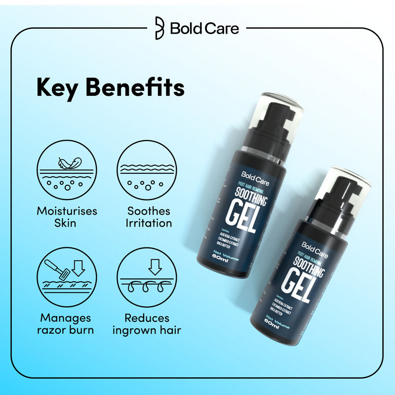 Bold Care Post Hair Removal Soothing Gel | Grocsy