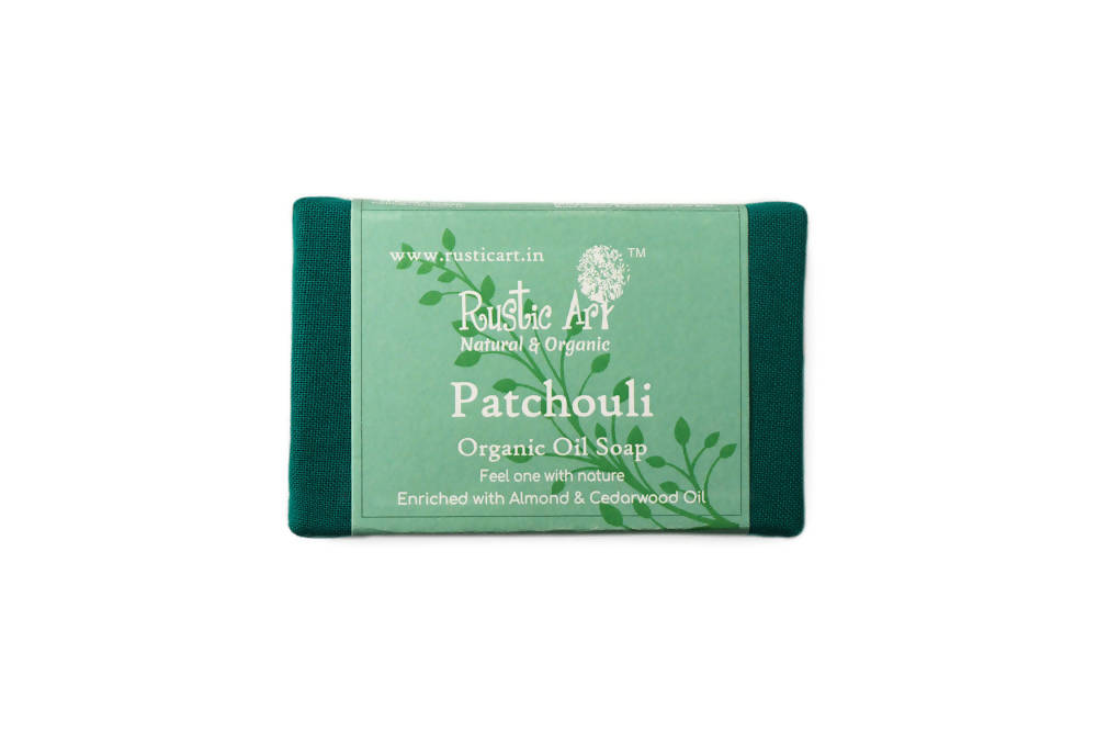 Rustic Art Patchouli Organic Oil Soap | Grocsy