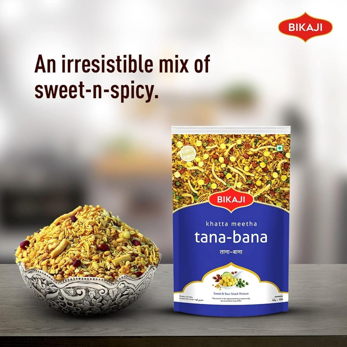 Bikaji Tana Bana Khatta Meetha | Grocsy
