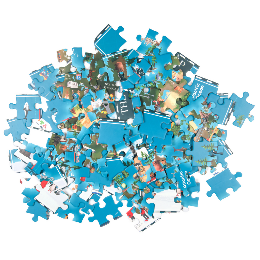 Nesta Toys World Map Jigsaw Puzzle for Kids, Jumbo Floor Puzzle, Educational Toy (6+ Years) | Grocsy