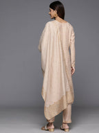 Ahalyaa Women's Traditional wear Kurta Set - Tan | Grocsy