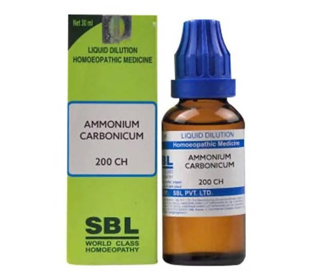 SBL Homeopathy Ammonium Carbonicum Dilution | Grocsy