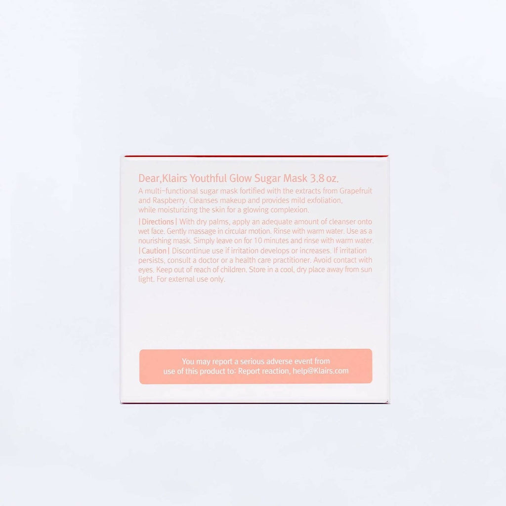 Dear Klairs Youthful Glow Sugar Mask | Grocsy