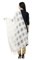 Mominos Fashion Moeza White Window Cotton Dupatta | Grocsy