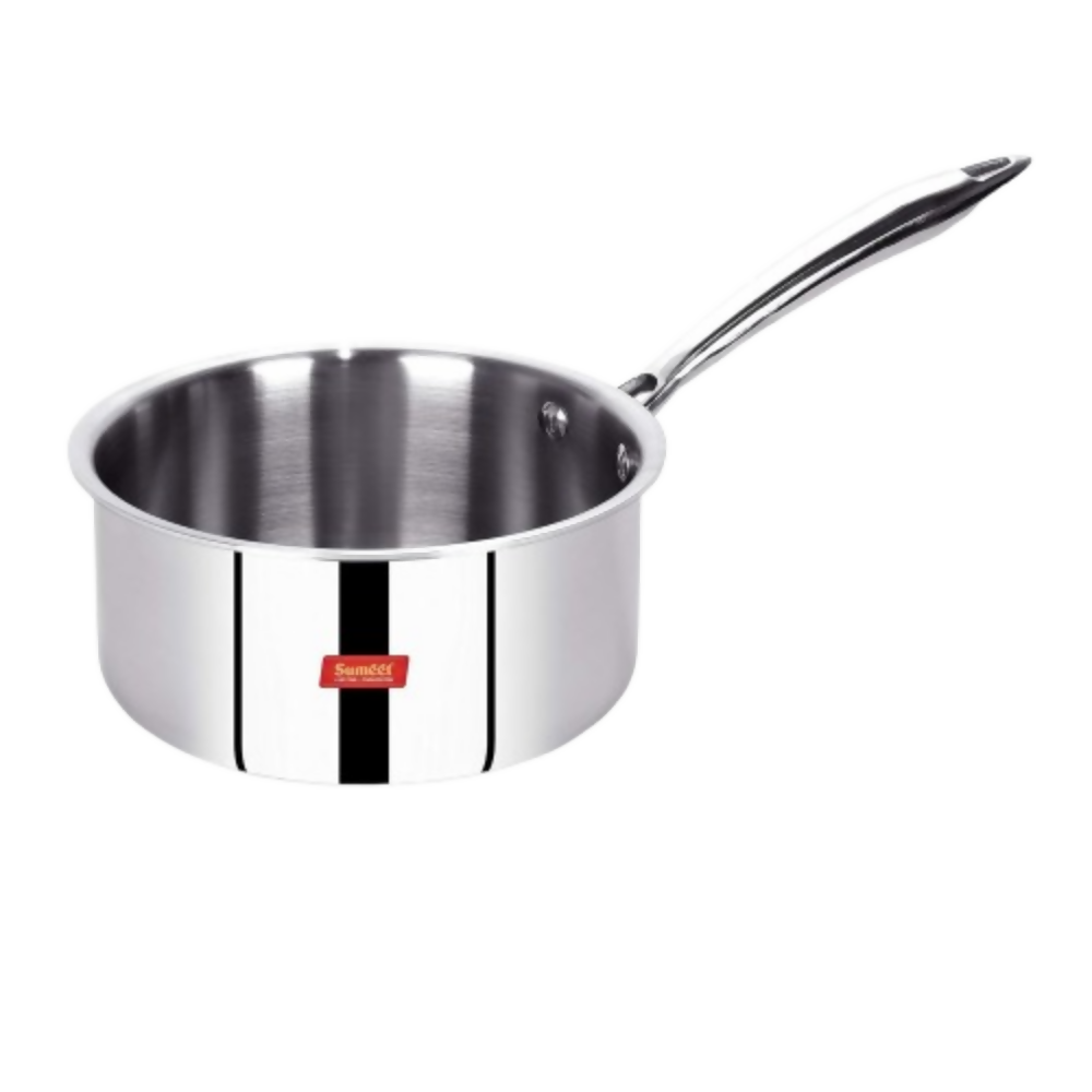 Sumeet Cook Smart Triply Steel-Aluminium-Steel - 3 Layers Sauce Pan | Grocsy