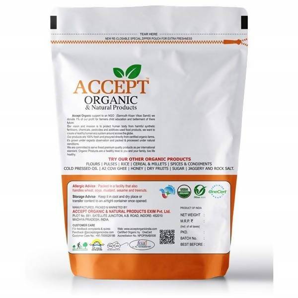 Accept Organic Wheat Daliya | Grocsy