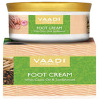 Vaadi Herbals Foot Cream With Clove Oil & Sandalwood | Grocsy