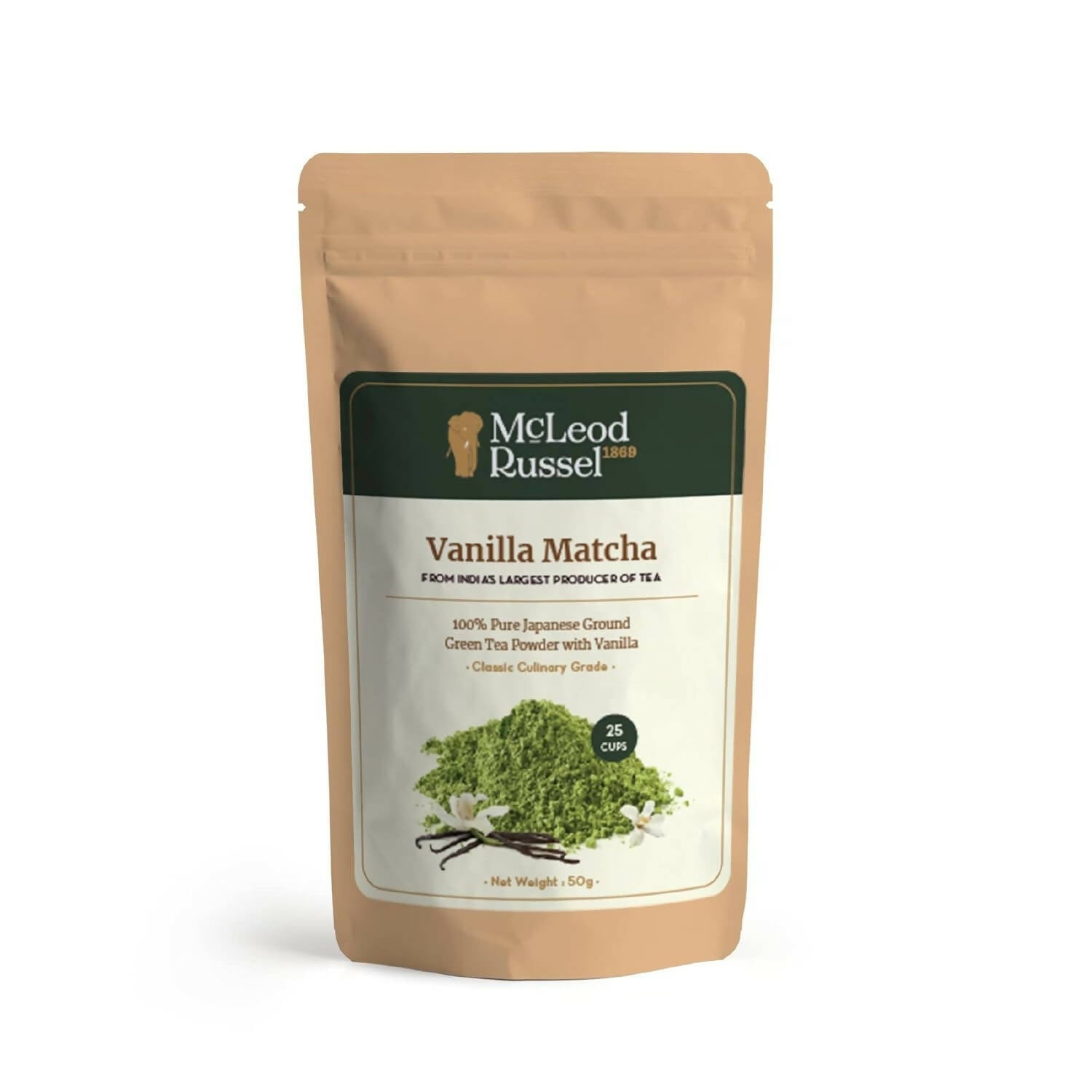 McLeod Russel 1869 Vanilla Matcha - 100% Pure Japanese Matcha Green Tea | Grocsy