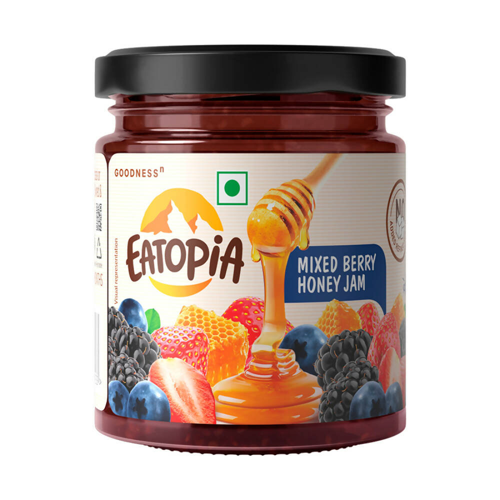 Eatopia Mixed Berry Honey Jam | Grocsy
