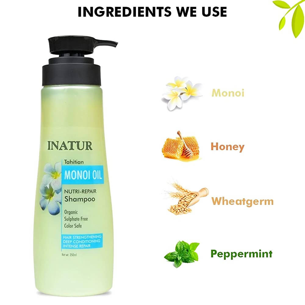Inatur Tahitian Monoi Oil Nutri-Repair Shampoo | Grocsy