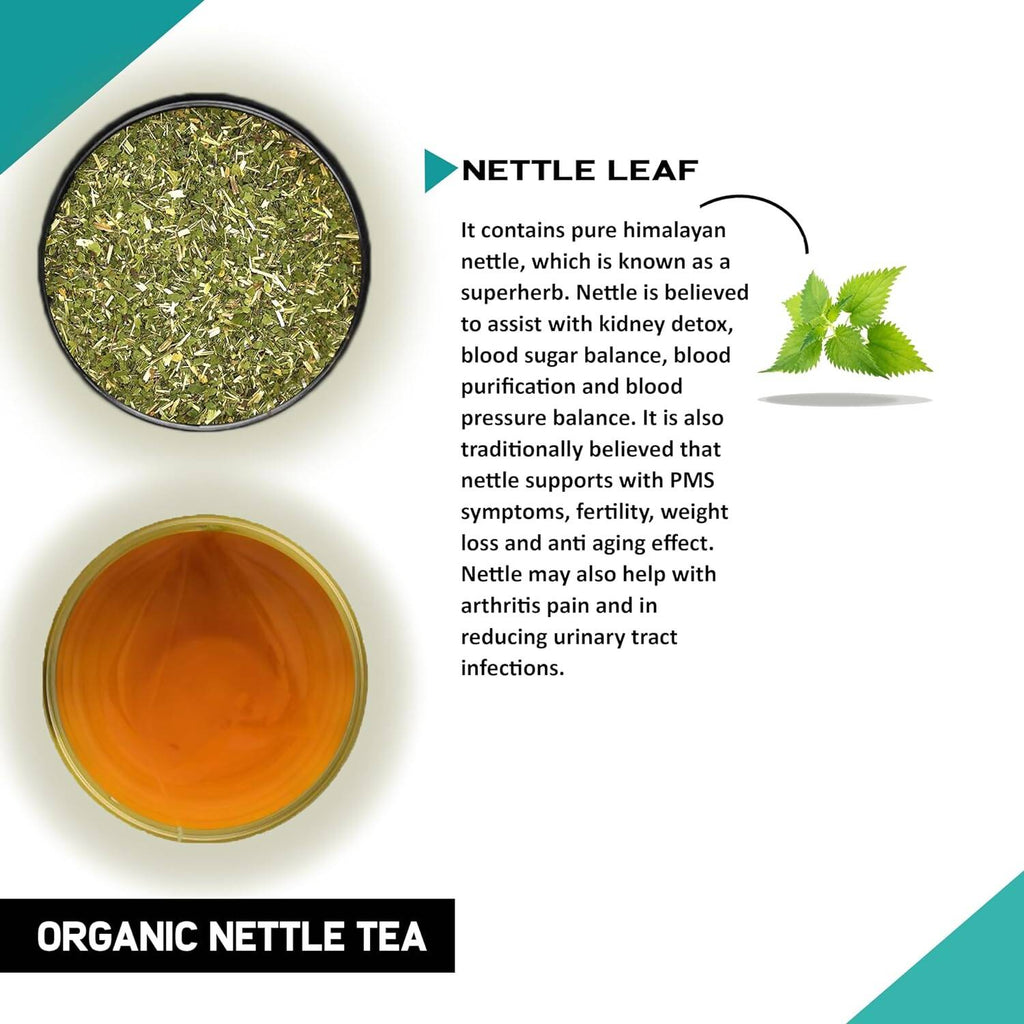 Teacurry Organic Nettle Tea Bags | Grocsy