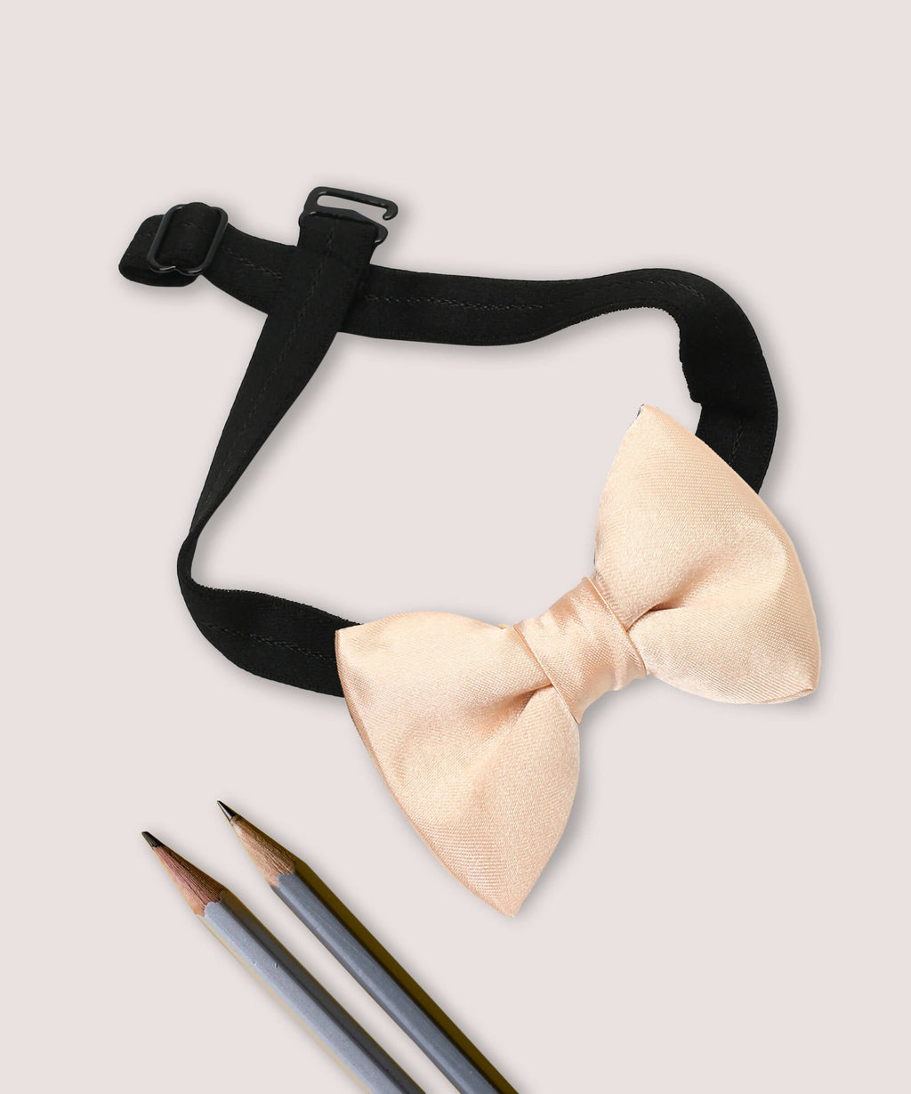 Manet Boys Solid Single Layer Bow - Gold | Grocsy