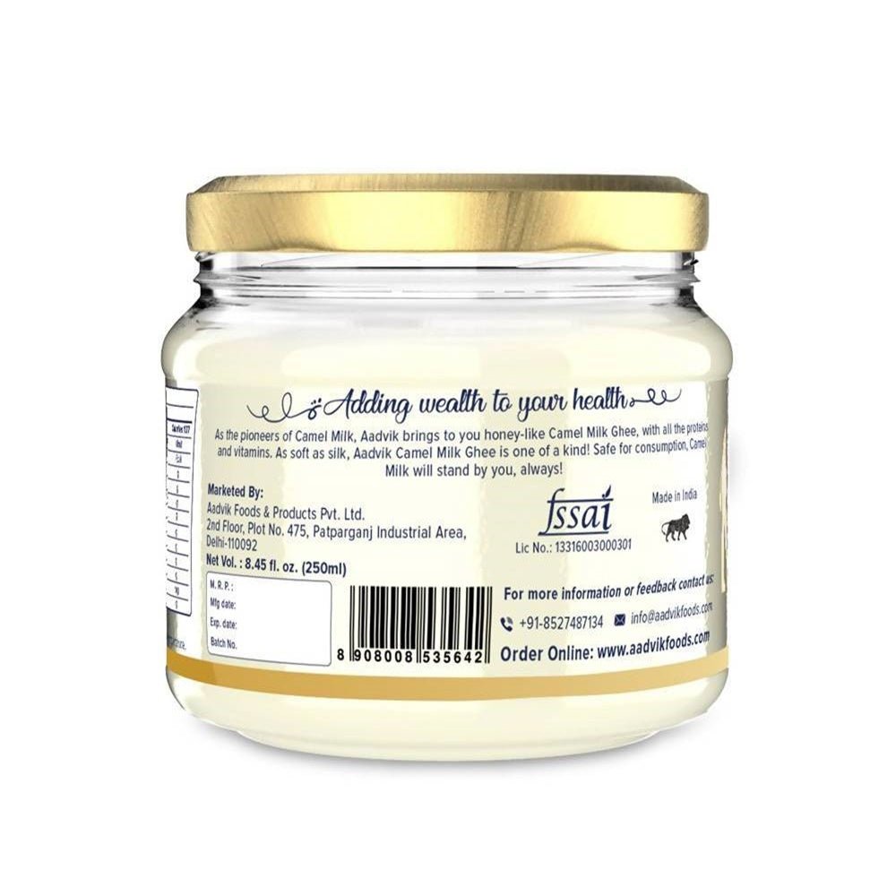 Aadvik Camel Milk Ghee | Organic Camel Milk Ghee | Helps in Better Digestion & Immunity | Grocsy