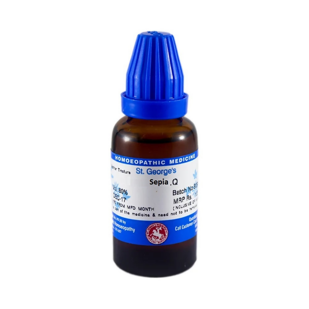St. George's Homeopathy Sepia Mother Tincture Q | Grocsy