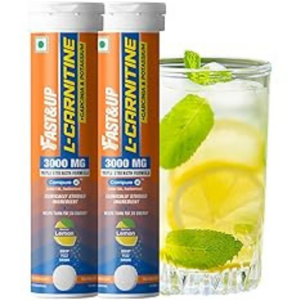 Fast&Up L Carnitine Tartrate 3000mg Effervescent Tablets - Lemon Flavour | Grocsy