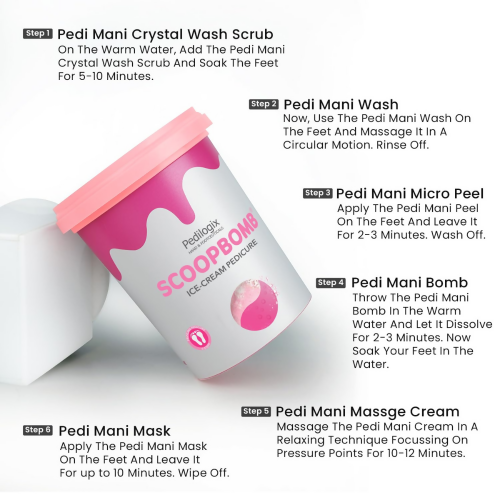 Professional O3+ Pedilogix Scoop Bomb Pedicure Gel | Grocsy