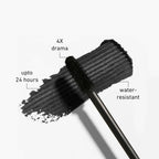 Plum Lash Drama 1-4 - All Mascara 01 Black | Grocsy