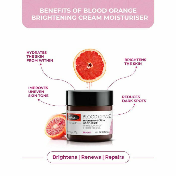 Swisse Blood Orange Brightening Cream Moisturiser | Grocsy