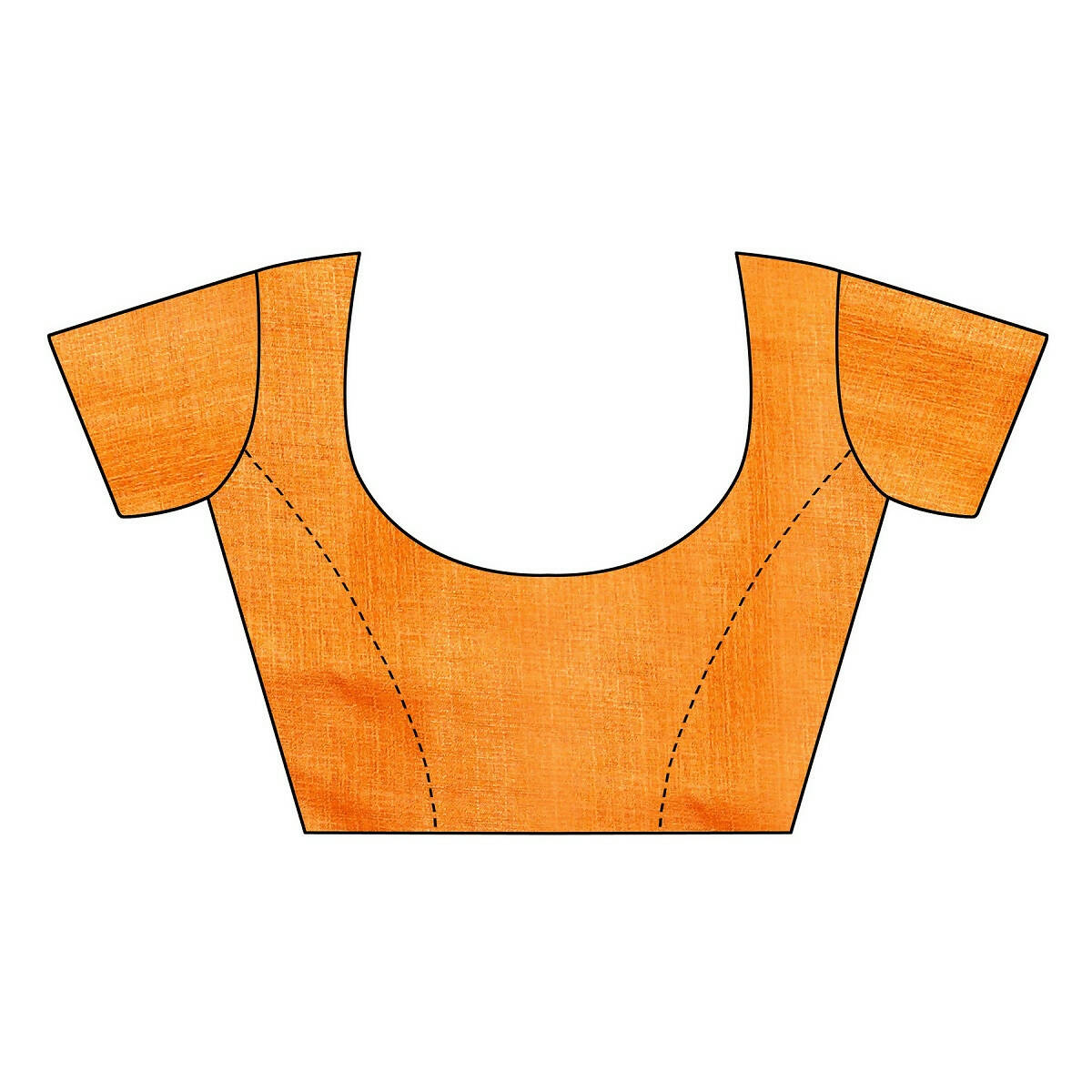 Vamika Orange Kalamkari With Jhalar Khadi Silk Saree | Grocsy