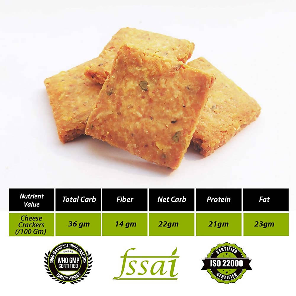 NutroActive Keto Cheese Crackers | Grocsy