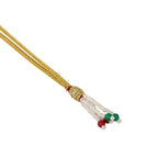 Nuyug 18K Gold Plated Pear Drop Emerald Edge Necklace Set | Grocsy