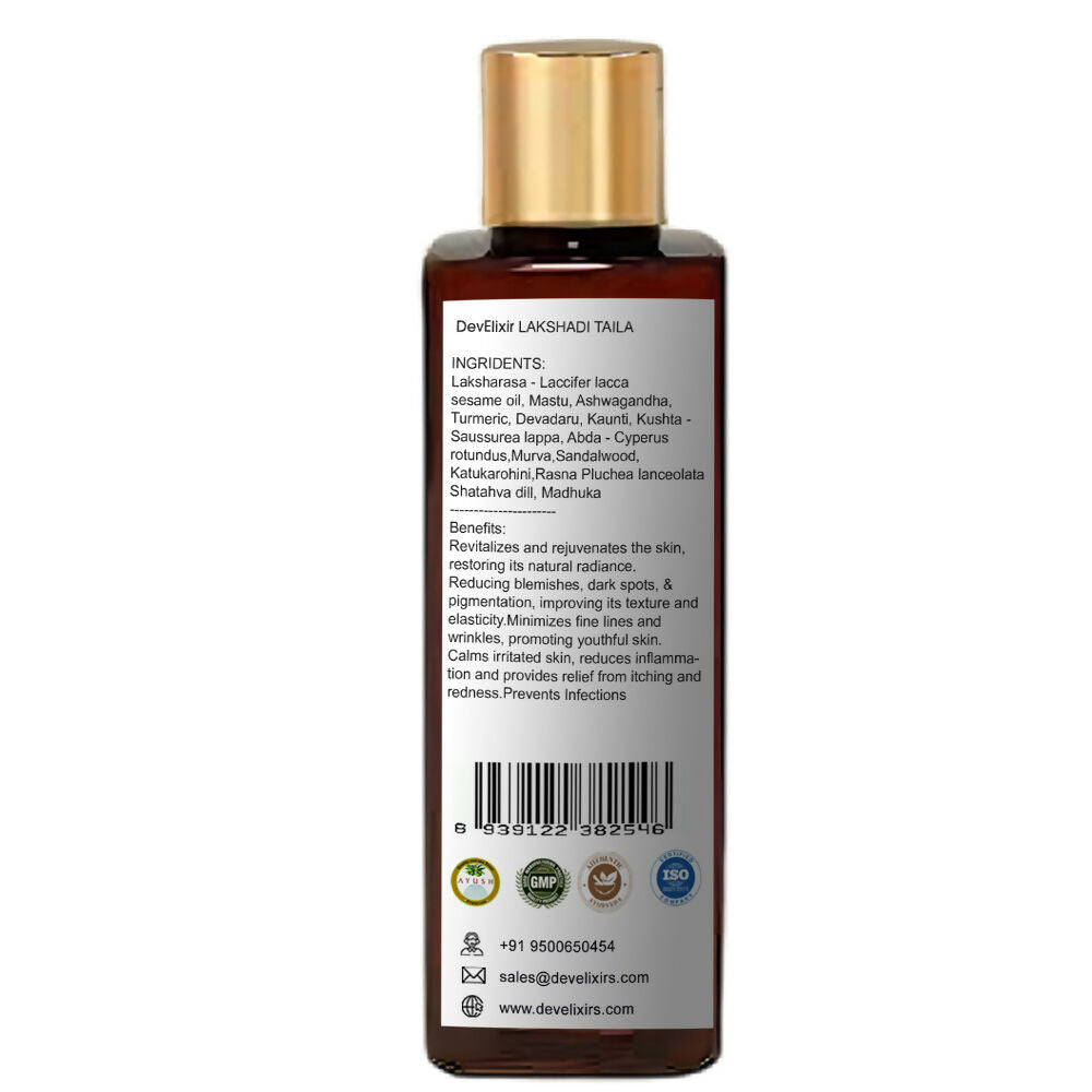DevElixir Lakshadi Ayurvedic Baby Massage Oil | Grocsy
