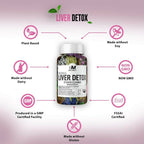 BM Wellness Natural Liver Detox Tablets | Grocsy