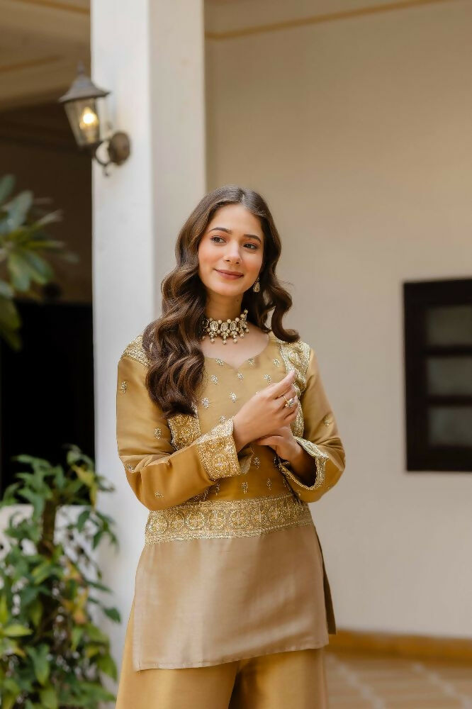 Teeya Creation Multi Color Pure Banarasi Viscose Party War Trending Salwar suit | Grocsy