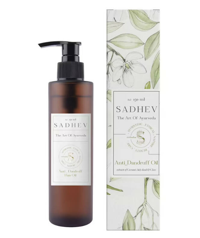 Sadhev Ayurvedic Anti-Dandruff Oil | Grocsy