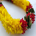 Yellow Reusable Fabric Garland For God Frames | Grocsy