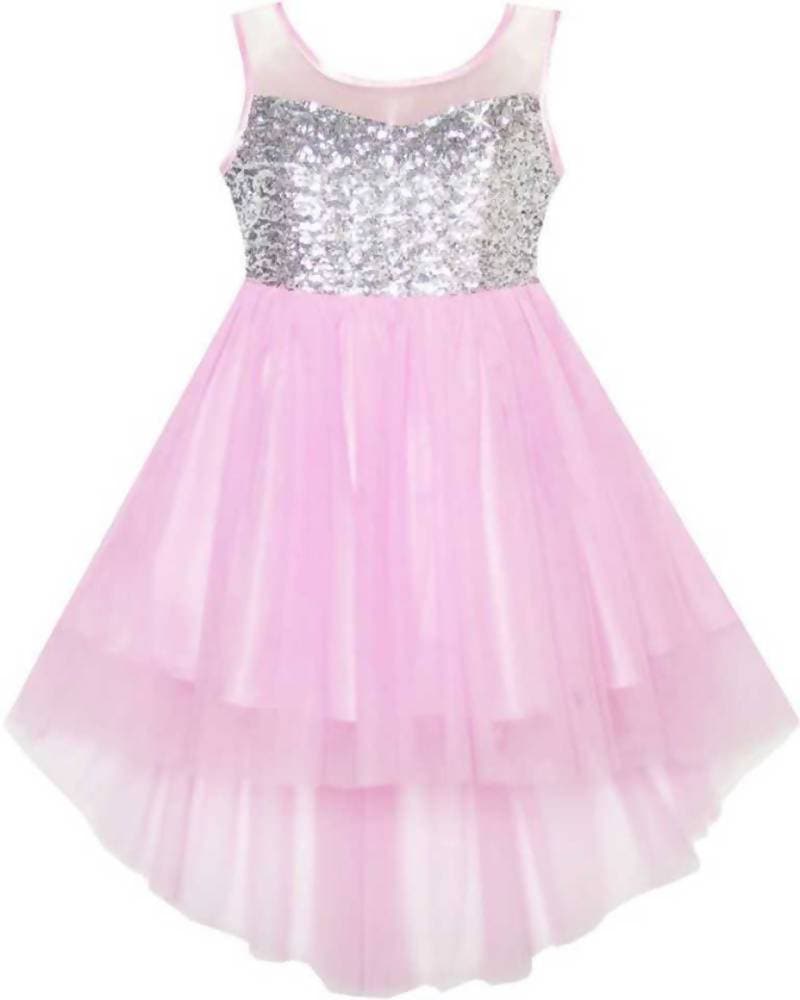 Asmaani Baby Girl's Satin Midi length Frock (AS-DRESS-22122 ) | Grocsy