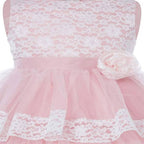 Asmaani Baby Girl's Pink Colour Satin A-Line Maxi Full Length Dress (AS-DRESS-22166) | Grocsy