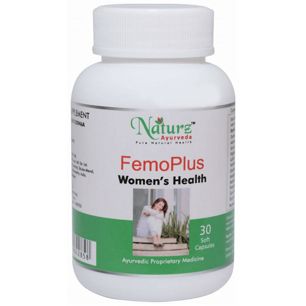 Naturz Ayurveda Femo Plus Women's Health Capsules | Grocsy