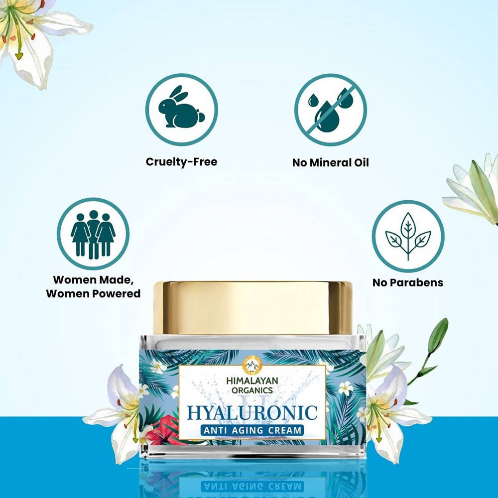 Himalayan Organics Hyaluronic Anti Aging Cream | Grocsy