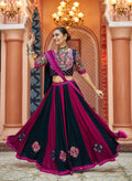 AI Fashion Multi Color Viscose Rayon Designer Navratri Lehenga Choli Collection | Grocsy