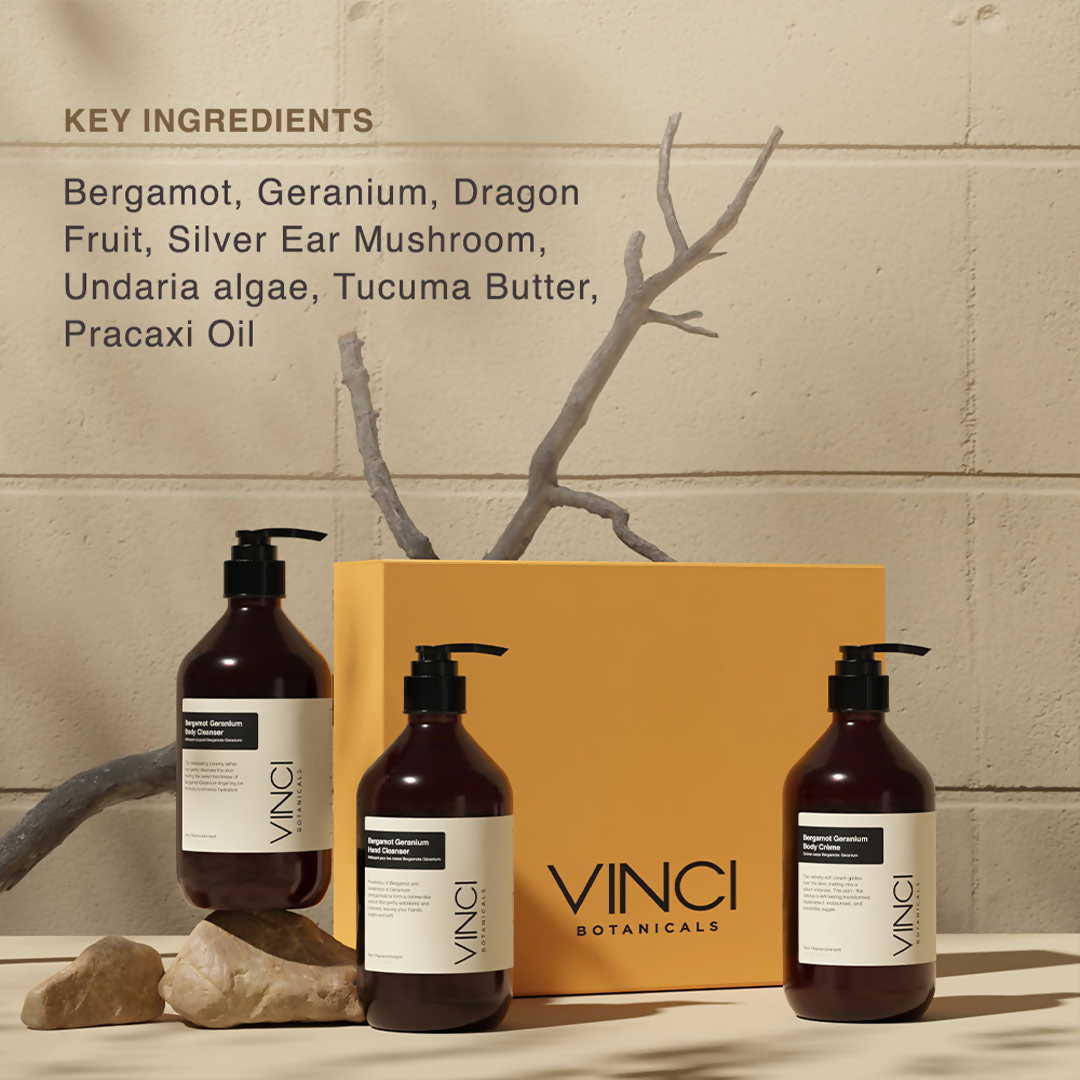 Vinci Botanicals Bergamot Geranium Trio | Grocsy