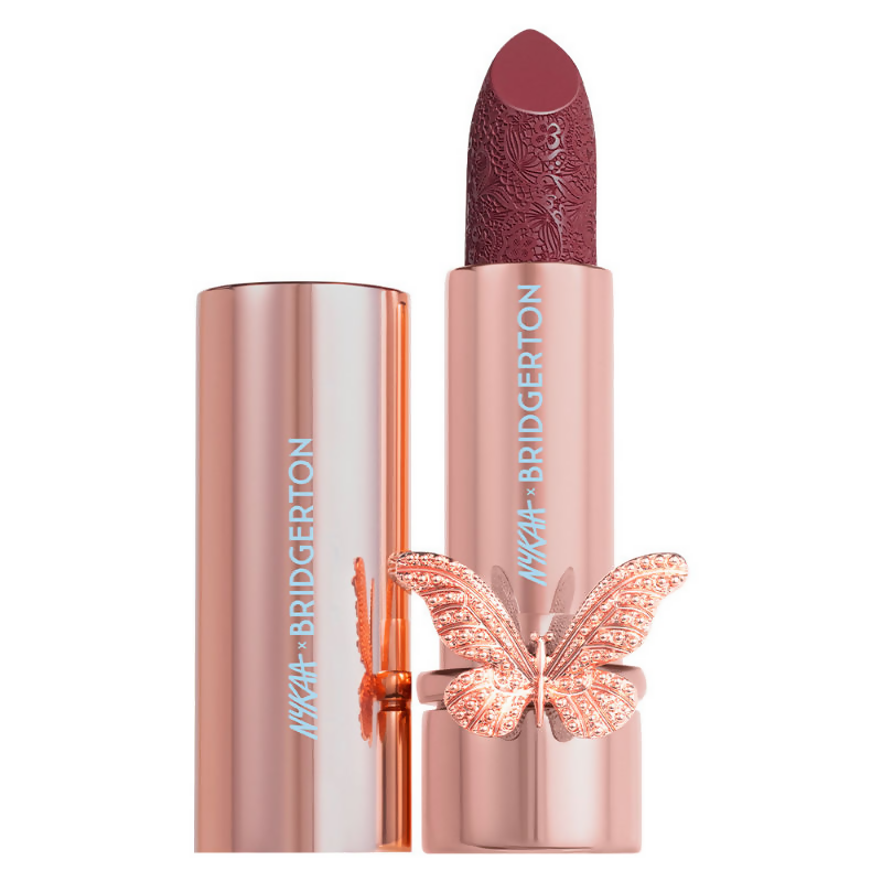Nykaa Cosmetics X Bridgerton Creamy Matte Longwear Lipstick - Full Bloom | Grocsy
