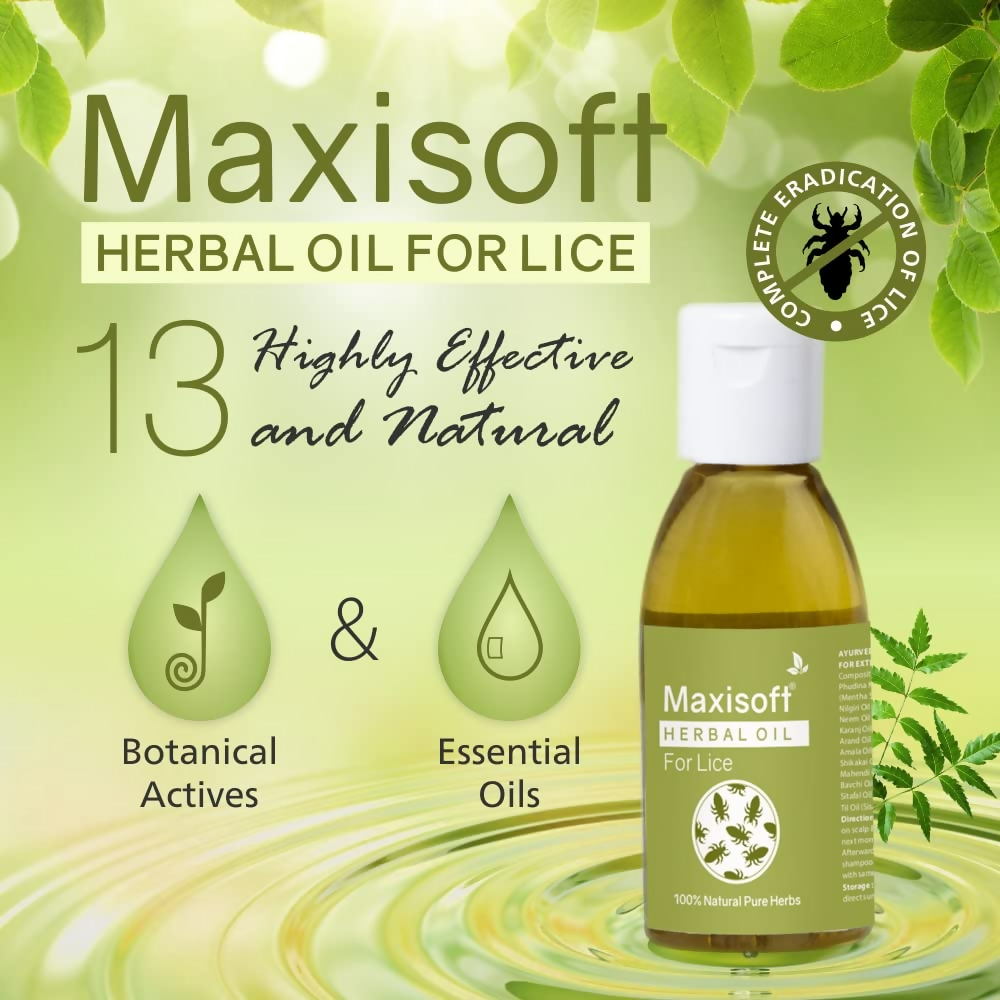 Maxisoft Lice Herbal Oil | Grocsy