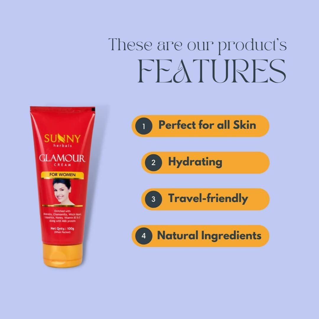 Sunny Herbals Glamour Cream For Women | Grocsy