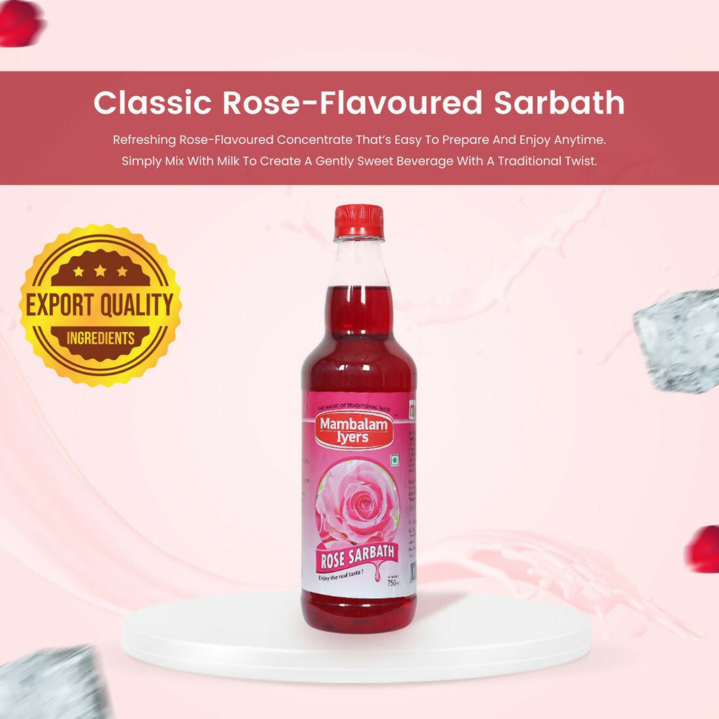 Mambalam Iyers Rose Sarbath | Grocsy