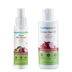 Mamaearth Onion Hair Serum & Onion Hair Oil | Grocsy