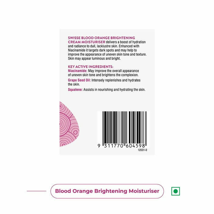 Swisse Blood Orange Brightening Cream Moisturiser | Grocsy